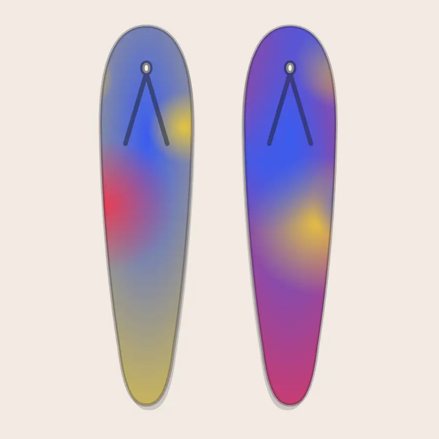 Chinelo Pé Di com a estampa Grade VHS, vista de cima